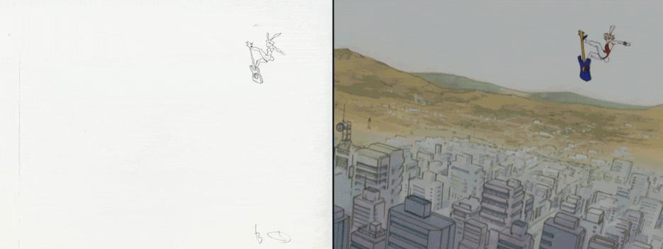 Layout -&gt; Final Animation (Layout Artist unknown)