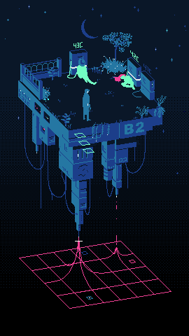 When the Protagonist returns to the 9th platform, the Guide and Yougest Passenger are already far down the layers